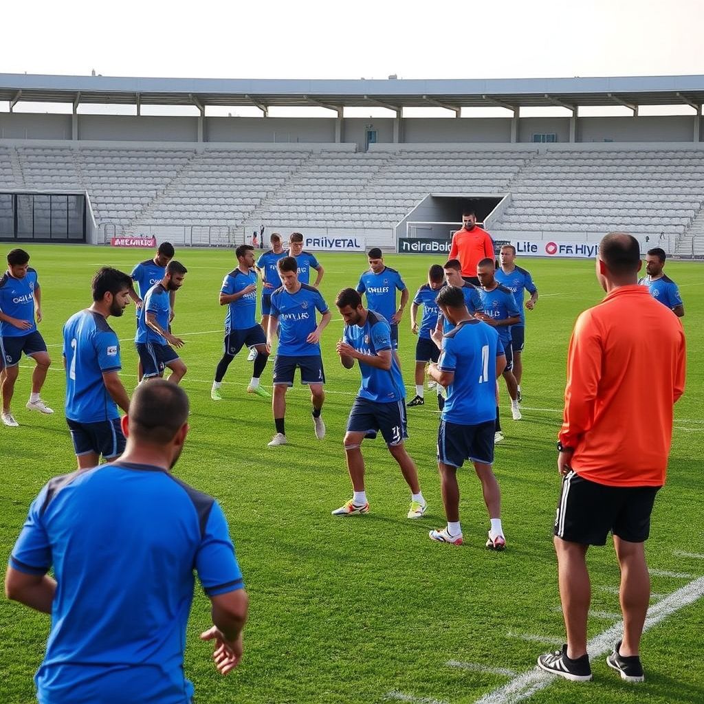 米乐体育直播-阿尔希拉尔备战细节频出，球队积极调整状态